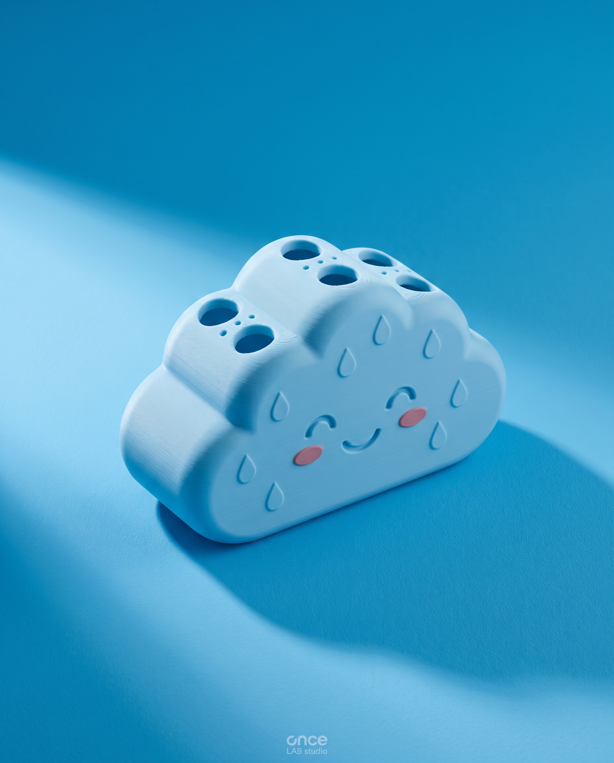 Nube Porta Cepillos de Dientes Kawaii — Organizador de Baño — once once LAB