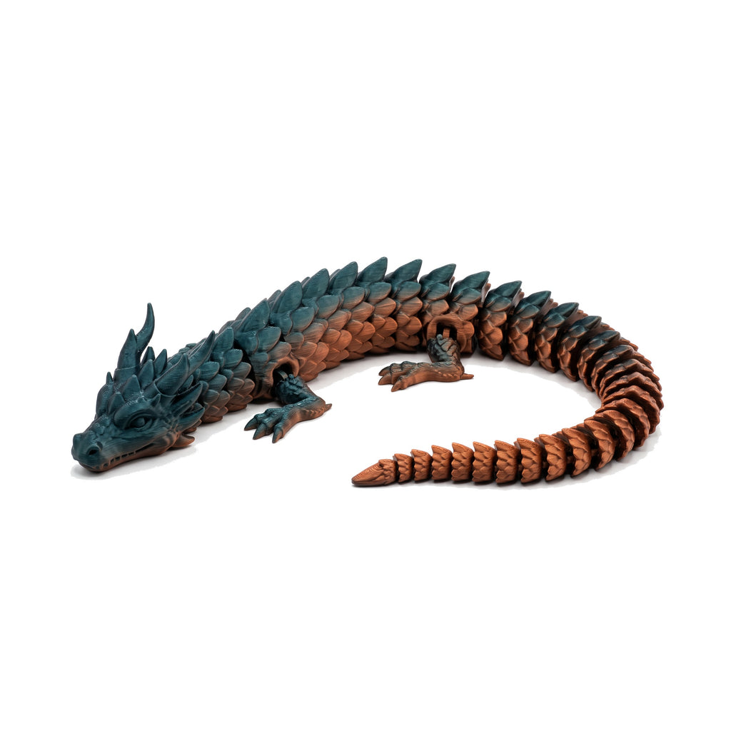 Dragon Articulado Flexible 38 cm Antiestres Coleccionable — vista 1 | once once LAB