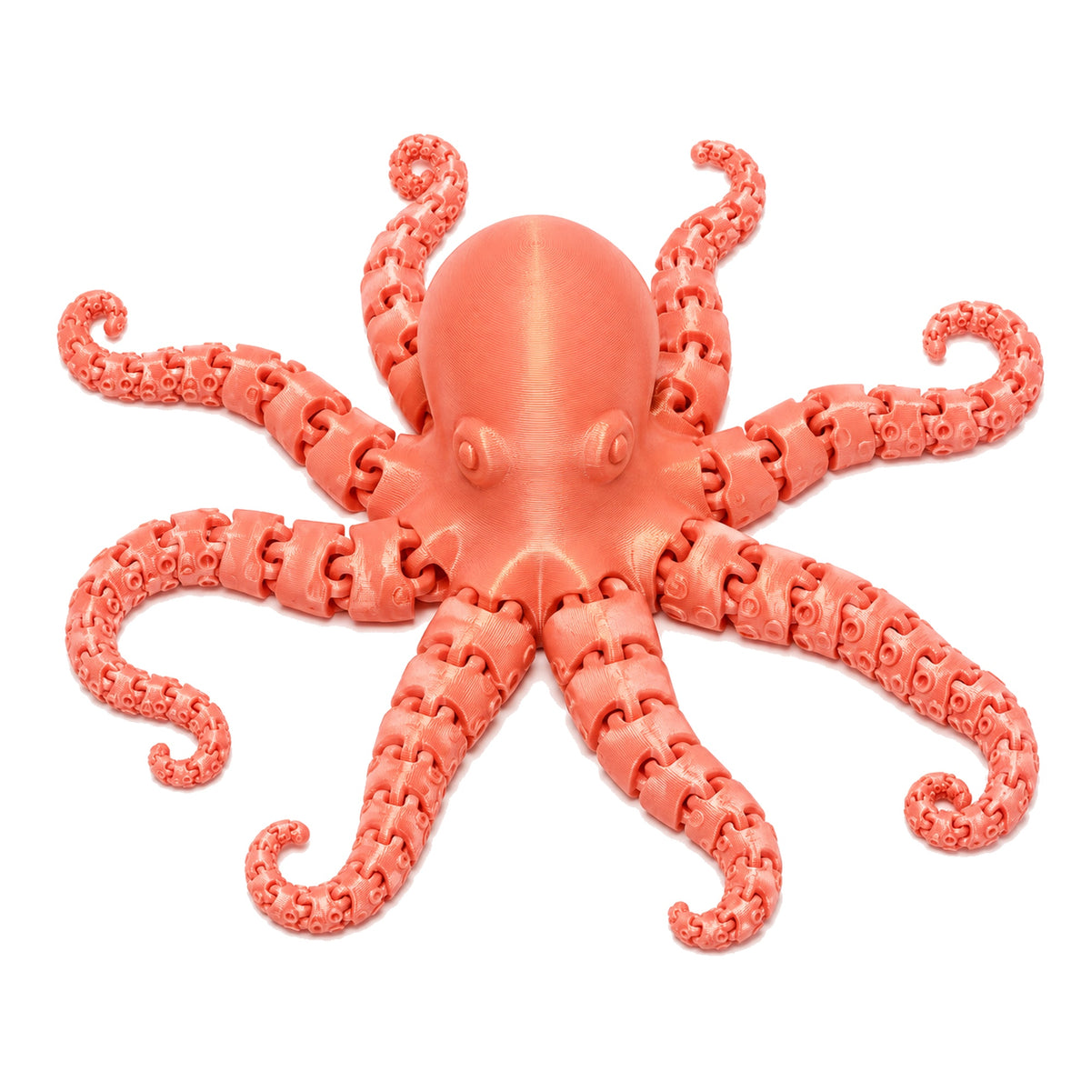 Pulpo Articulado Flexible 21 cm Antiestres Coleccionable — vista 5 | once once LAB