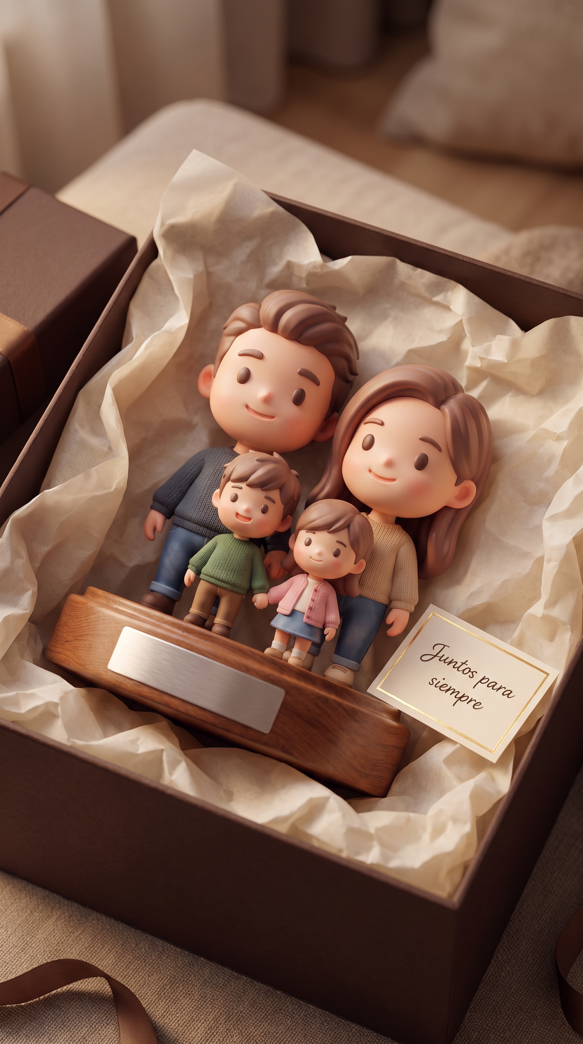 Mini Figura Personalizada de tu Familia - Recuerdo desde tu Foto — vista 3 | once once LAB