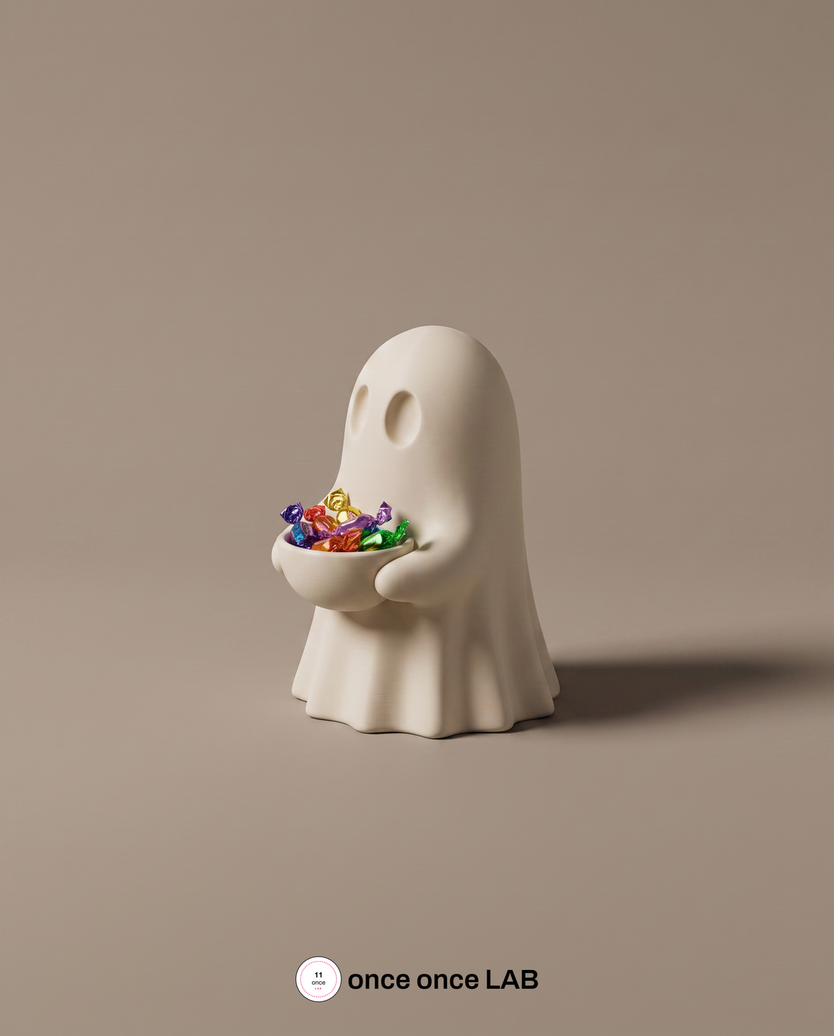 Fantasma Dulcero — Bowl Decorativo de Halloween — vista 2 | once once LAB