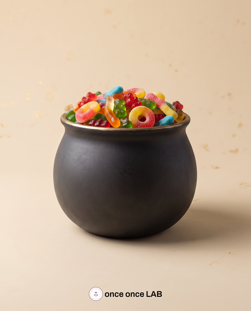 Caldero Mágico Dulcero — Bowl Decorativo de Halloween — vista 2 | once once LAB