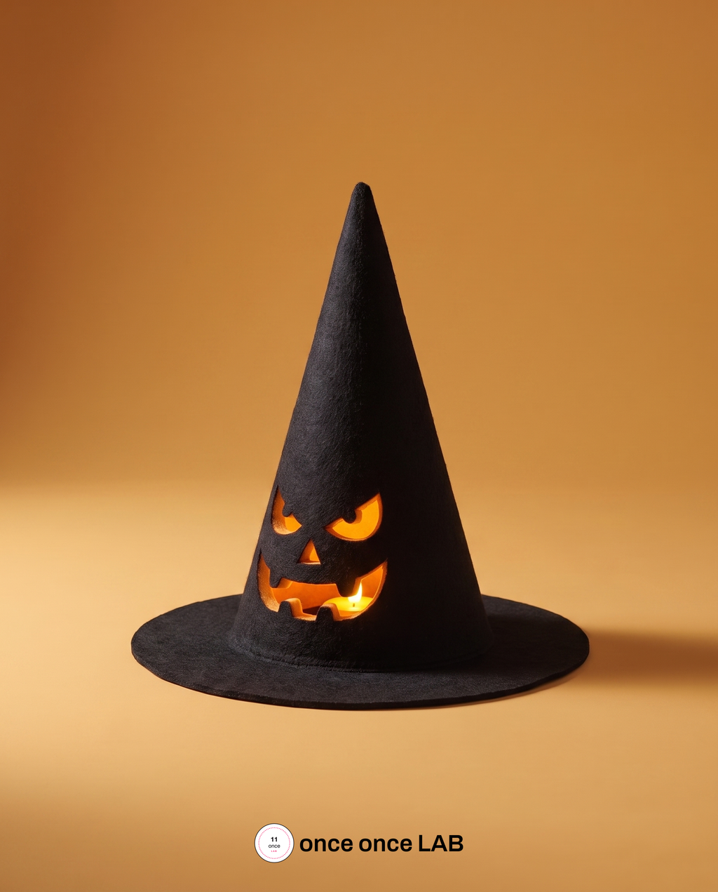 Sombreros de Bruja Iluminados (Par) — Luz Ambiental Halloween — vista 2 | once once LAB