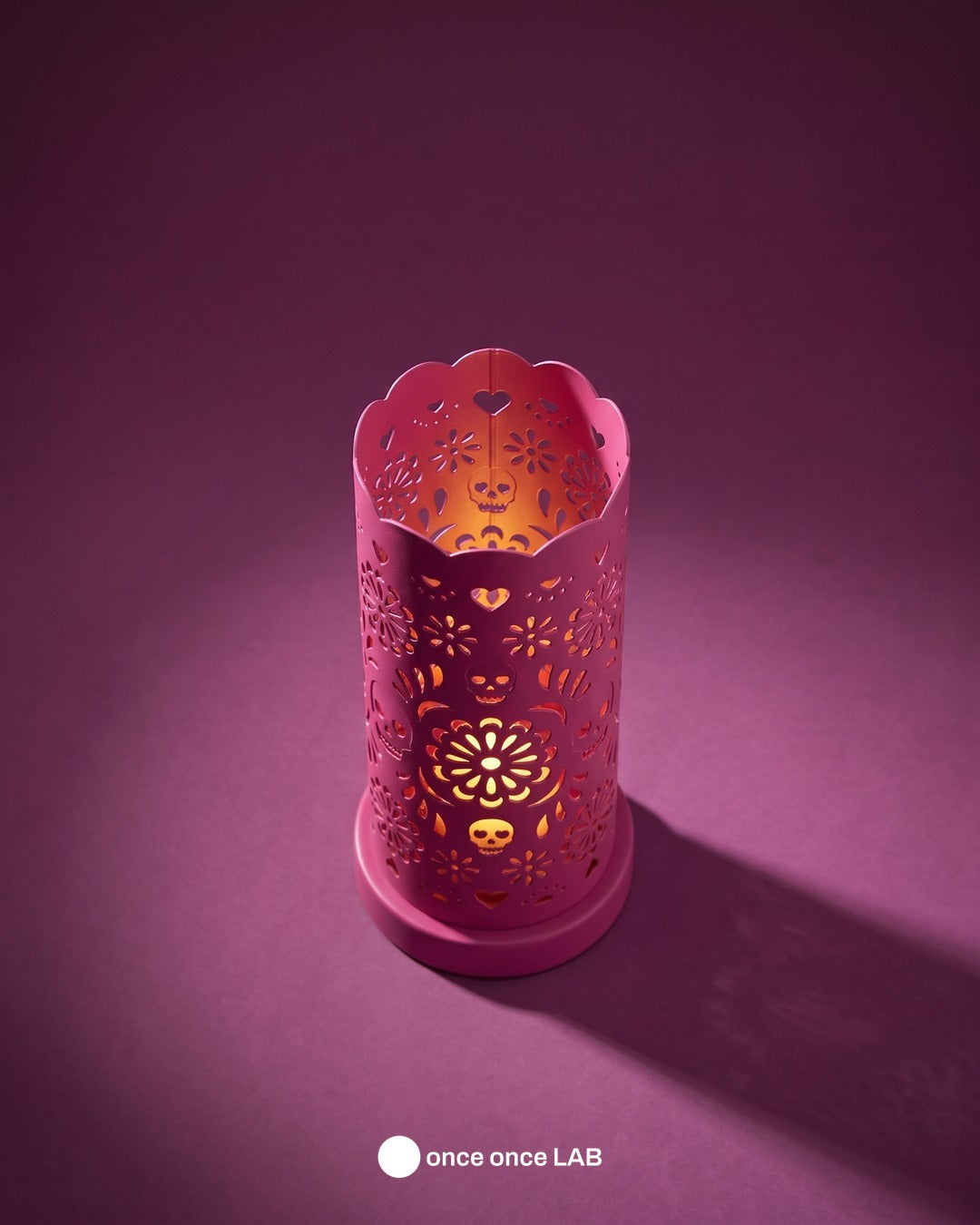 Farol de Papel Picado LED — Linterna para Ofrenda de Día de Muertos — once once LAB