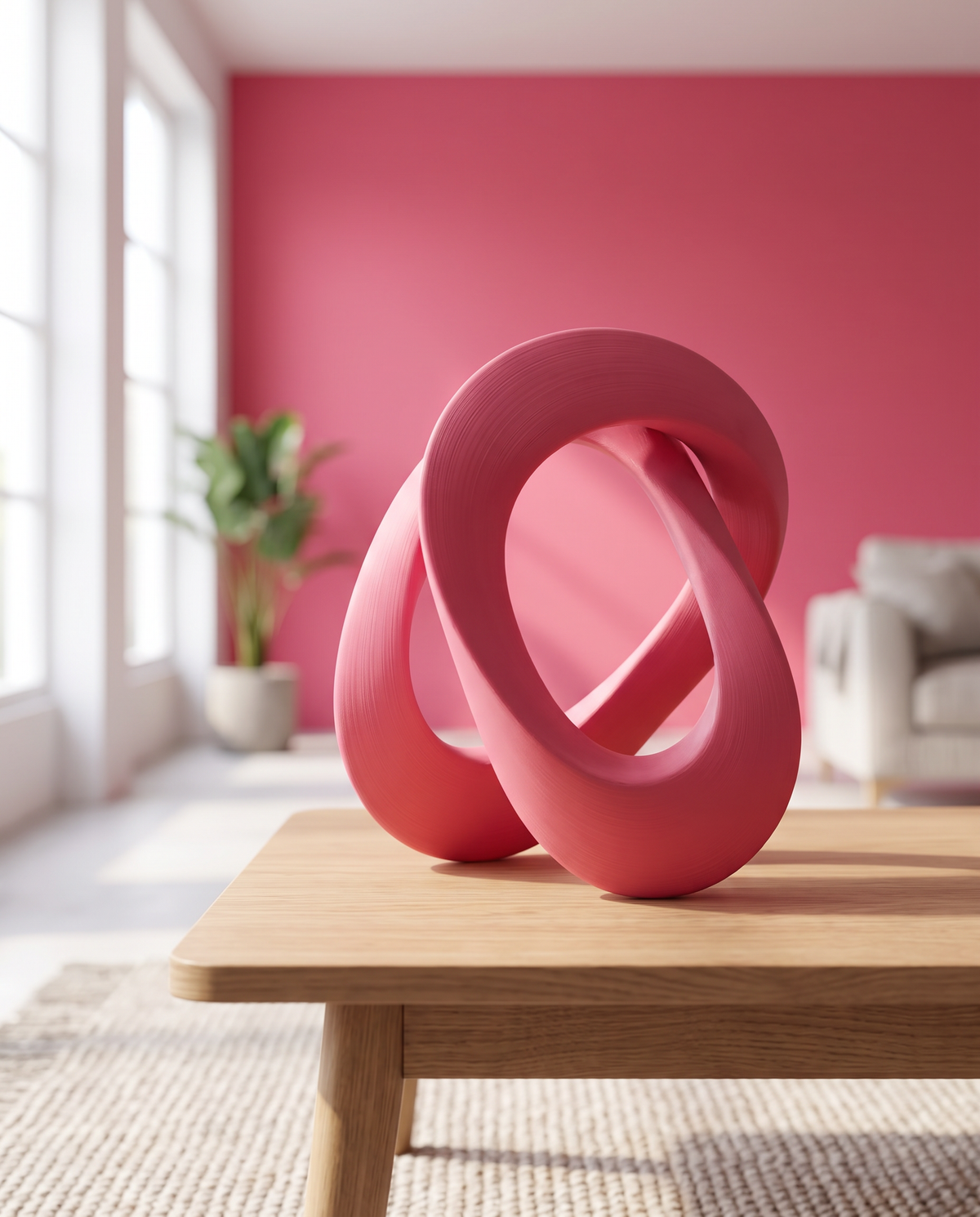 Escultura Abstracta Loop — Objeto de Diseño — vista 4 | once once LAB