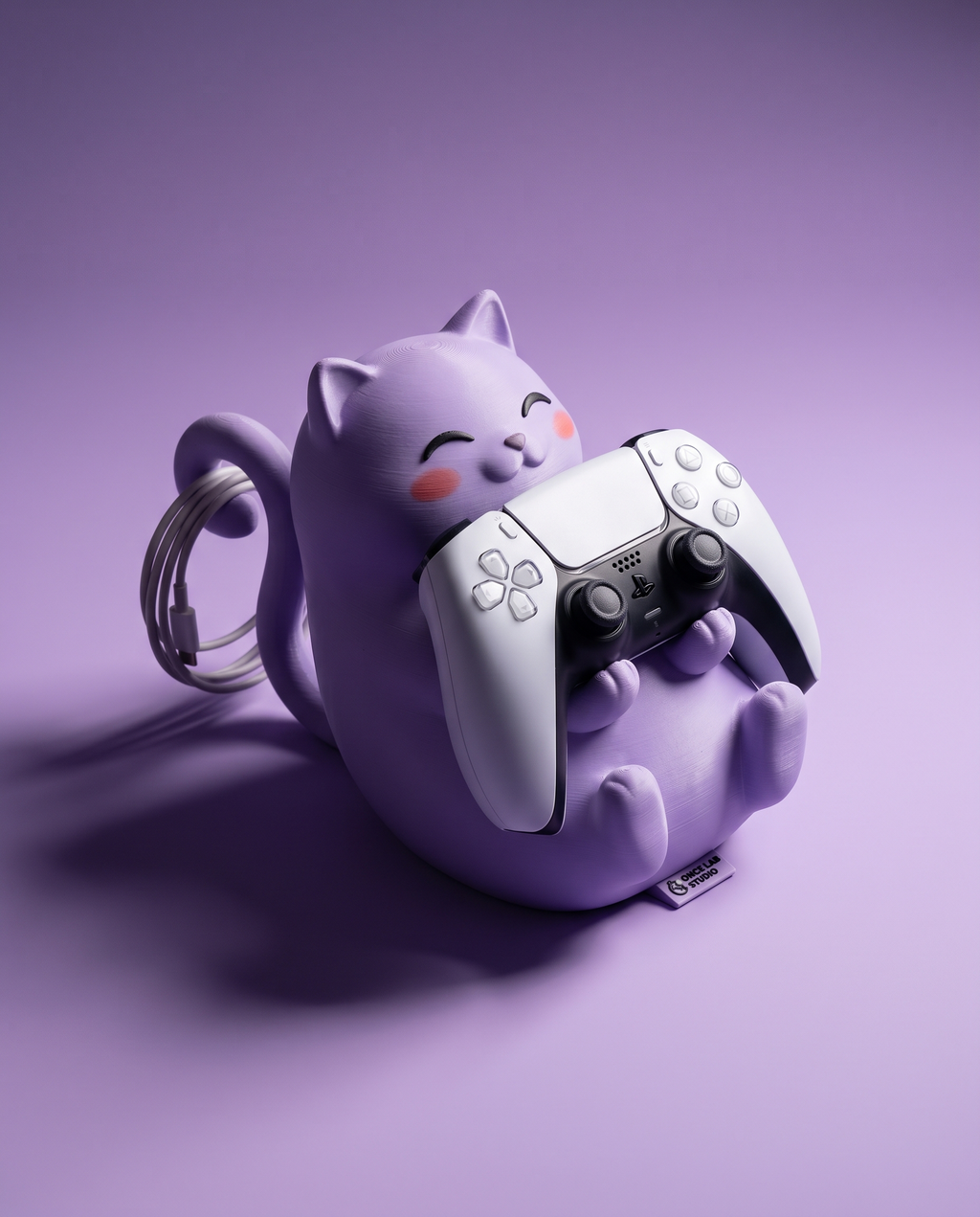 Gatito Porta Control Gamer Kawaii — Soporte para Control de Videojuegos — once once LAB