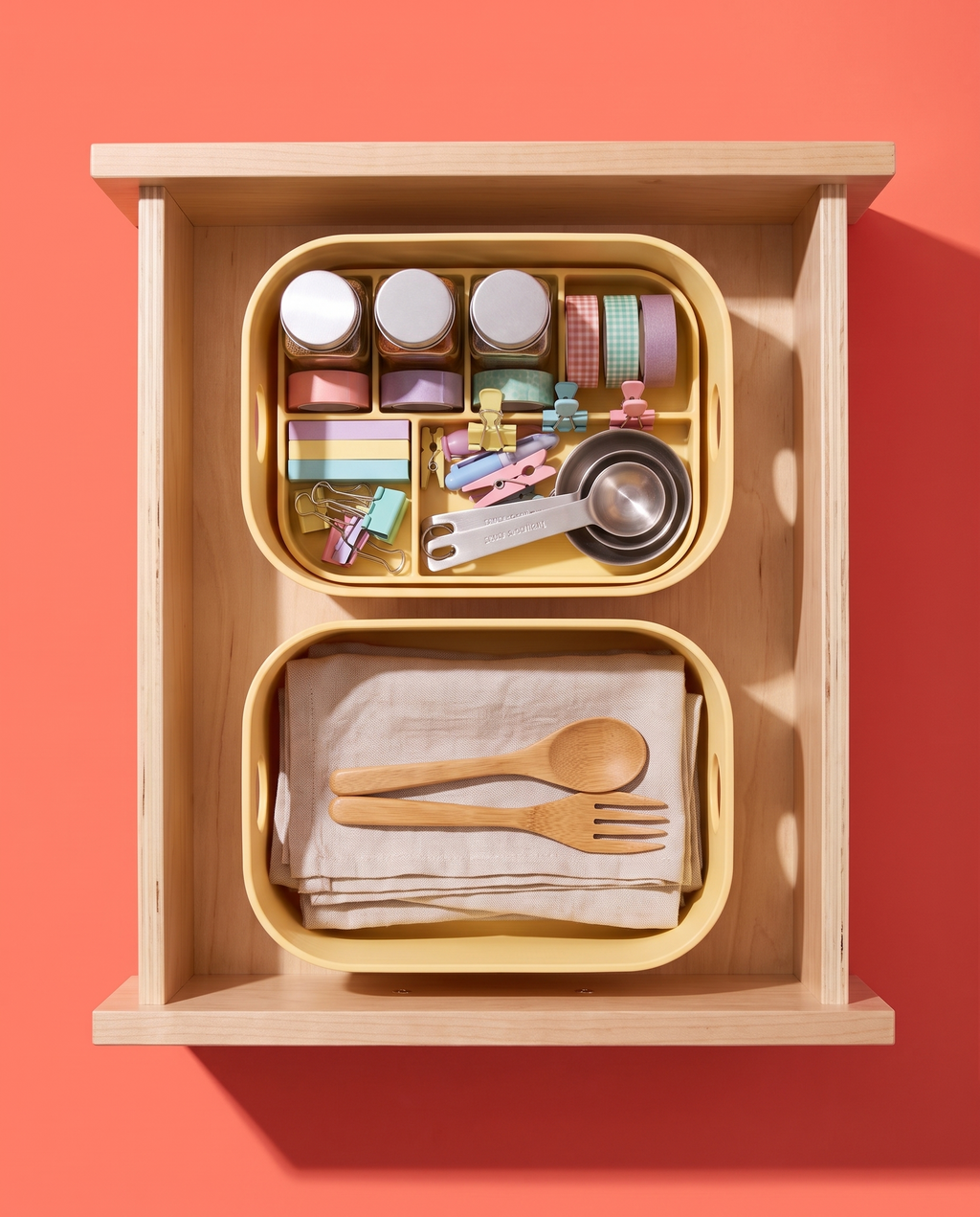 Organizador Apilable Modular para Cajón y Alacena — Set 2 Piezas — vista 4 | once once LAB