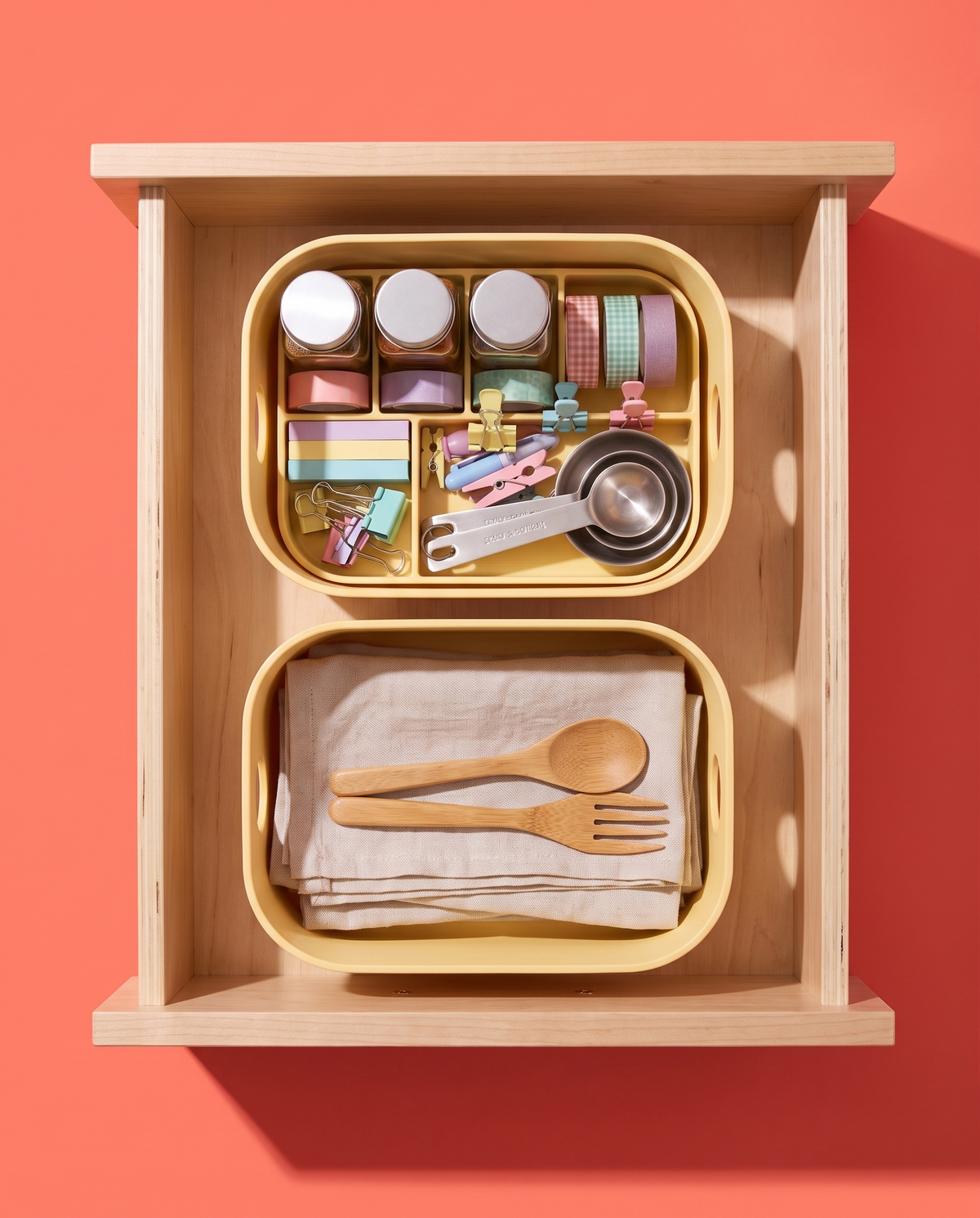 Organizador Apilable Modular para Cajón y Alacena — Set 2 Piezas — vista 4 | once once LAB