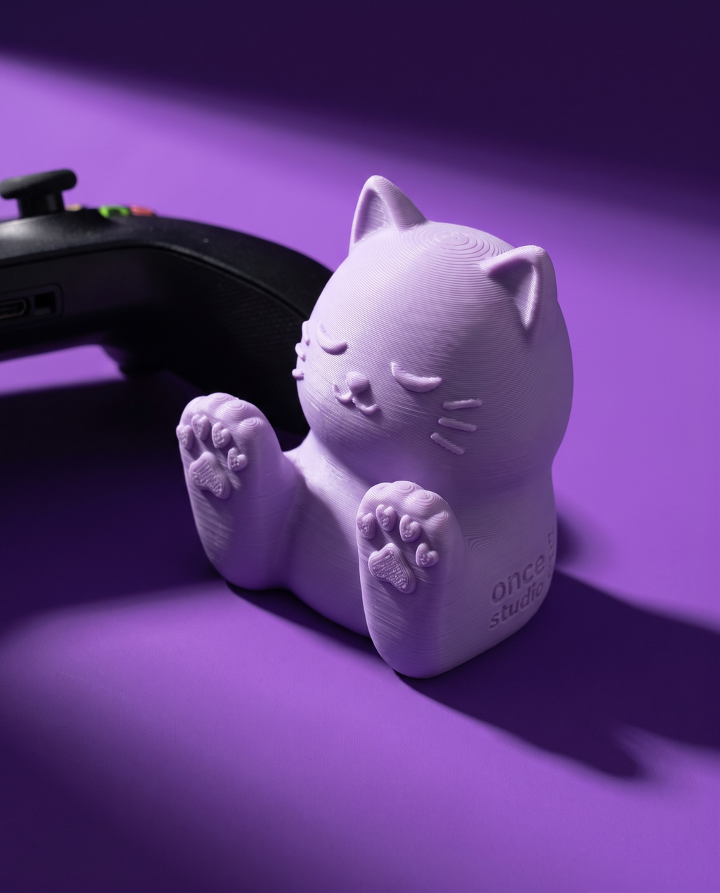 Gatito Porta Control Gamer Kawaii — Soporte para Control de Videojuegos — once once LAB