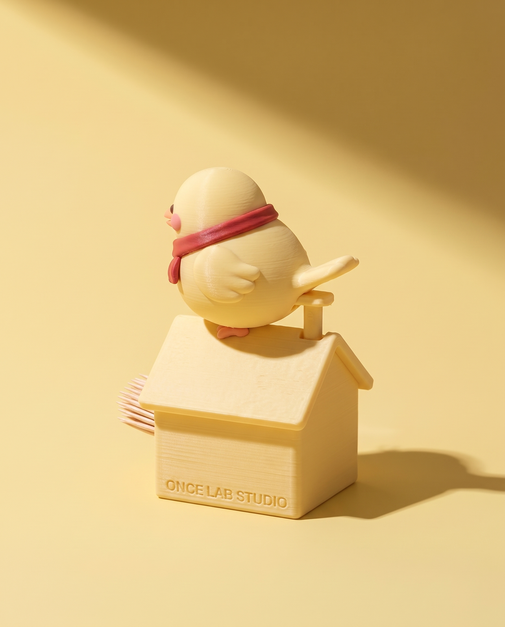 Palillero Pajarito Kawaii — Dispensador de Palillos que te los Ofrece — once once LAB