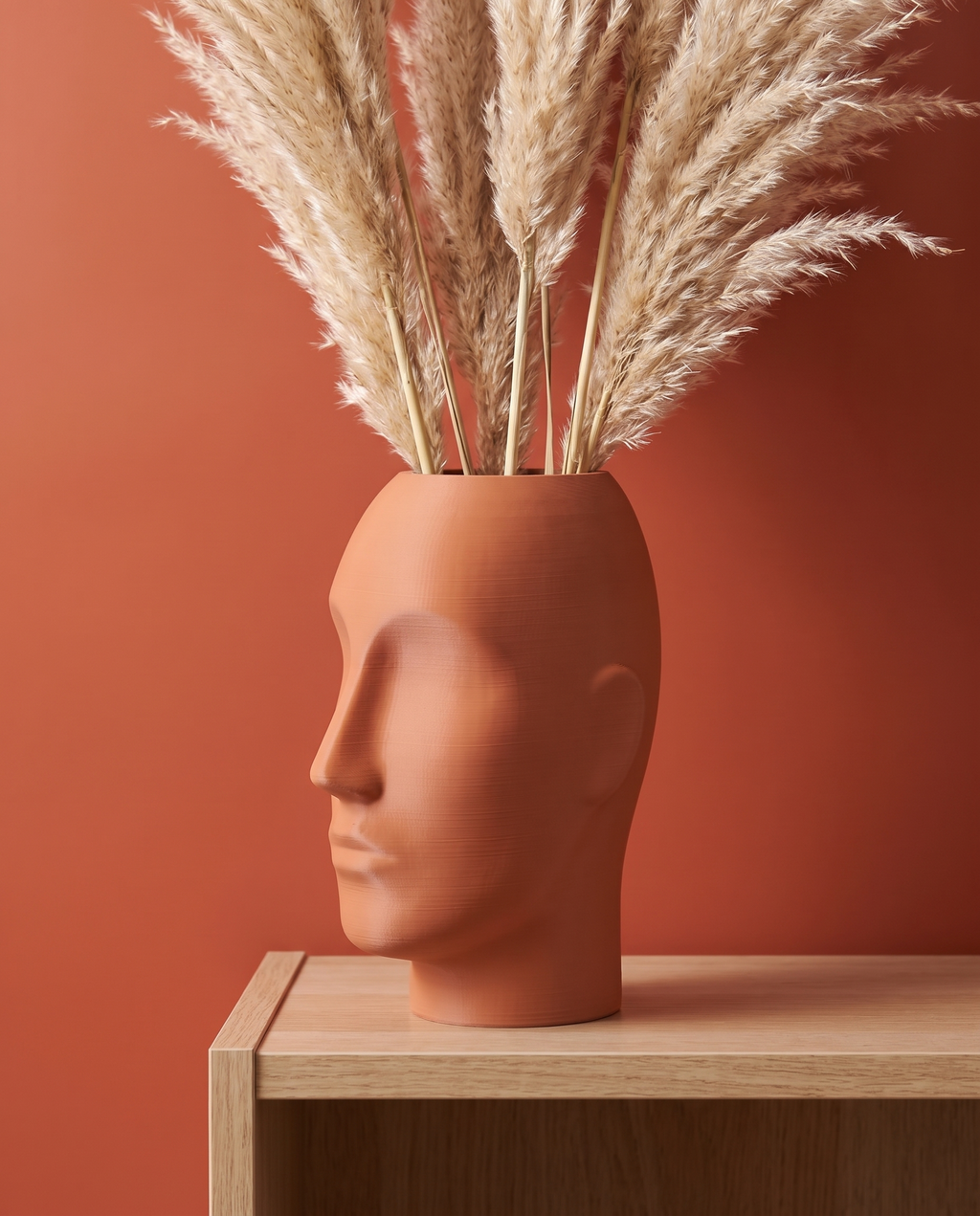 Face Vase — Jarrón Escultura de Cara — vista 4 | once once LAB
