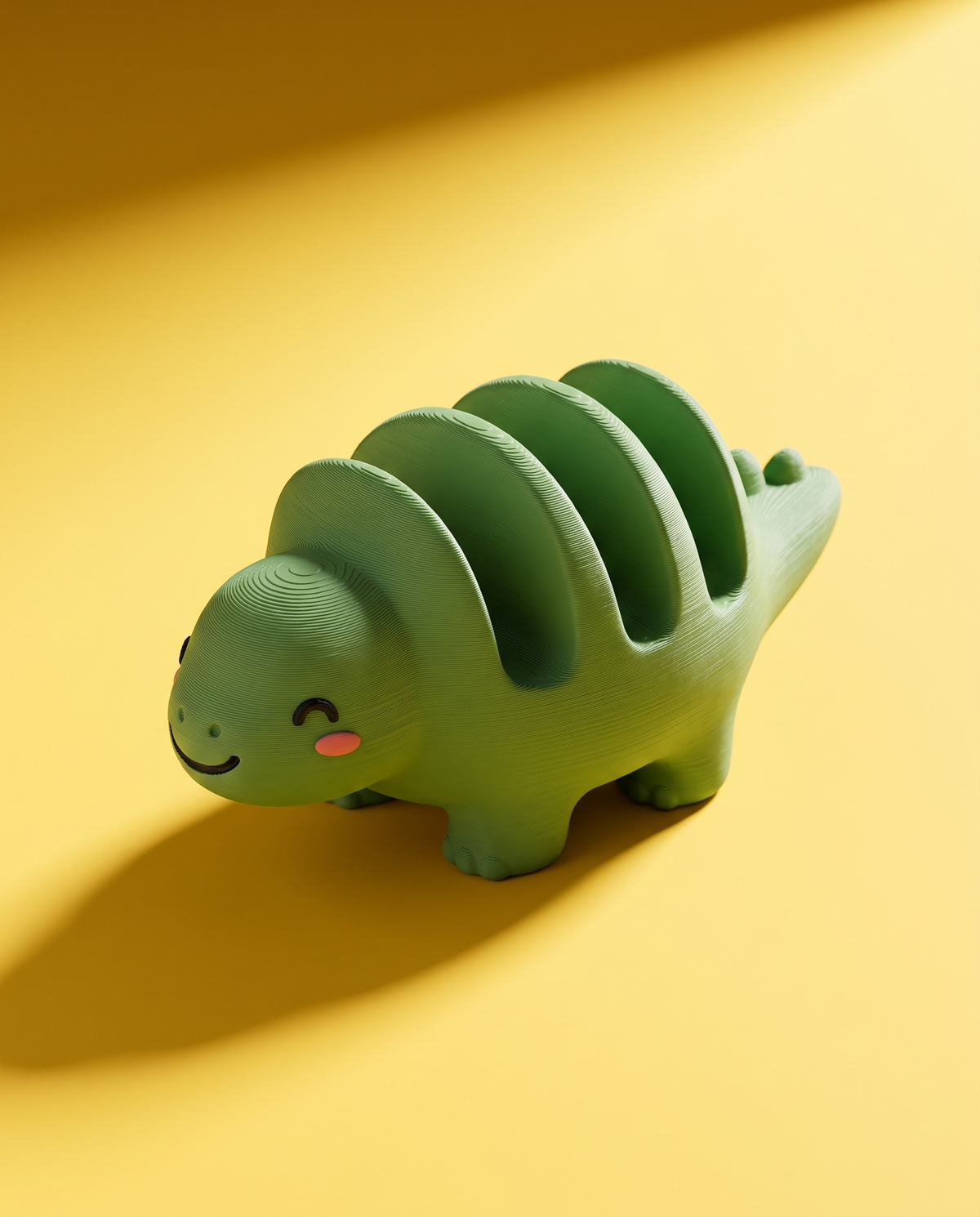 Porta Tacos Dinosaurio Estegosaurio — Taquero Kawaii para 3 Tacos — once once LAB