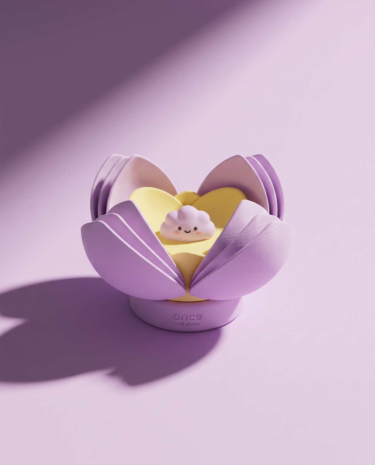 Fidget Flor que Florece — Antiestrés Kawaii de Escritorio — once once LAB