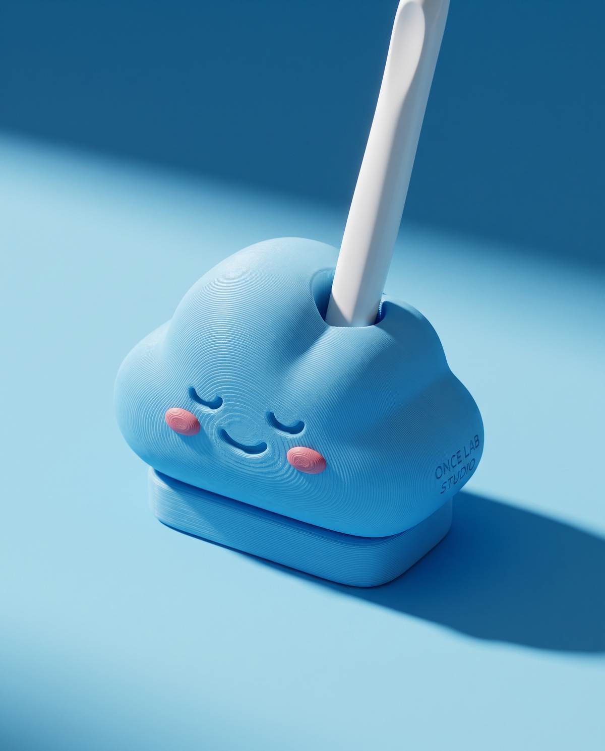 Nube Porta Cepillos de Dientes Kawaii — Organizador de Baño — once once LAB
