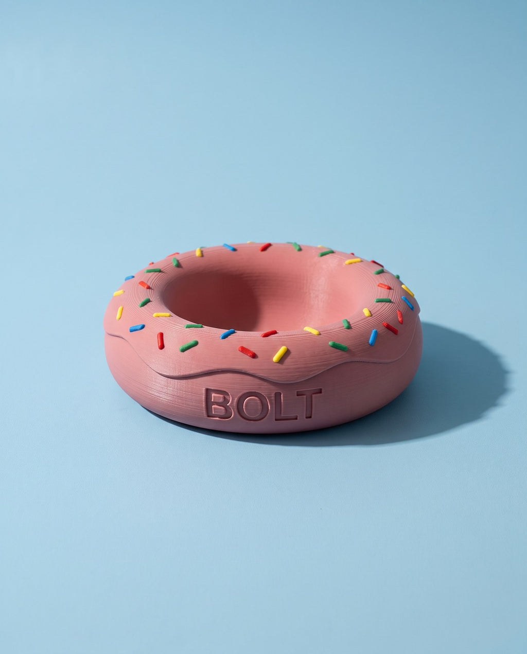 Bowl para Perro Dona con Chispas — Personalizado con Nombre