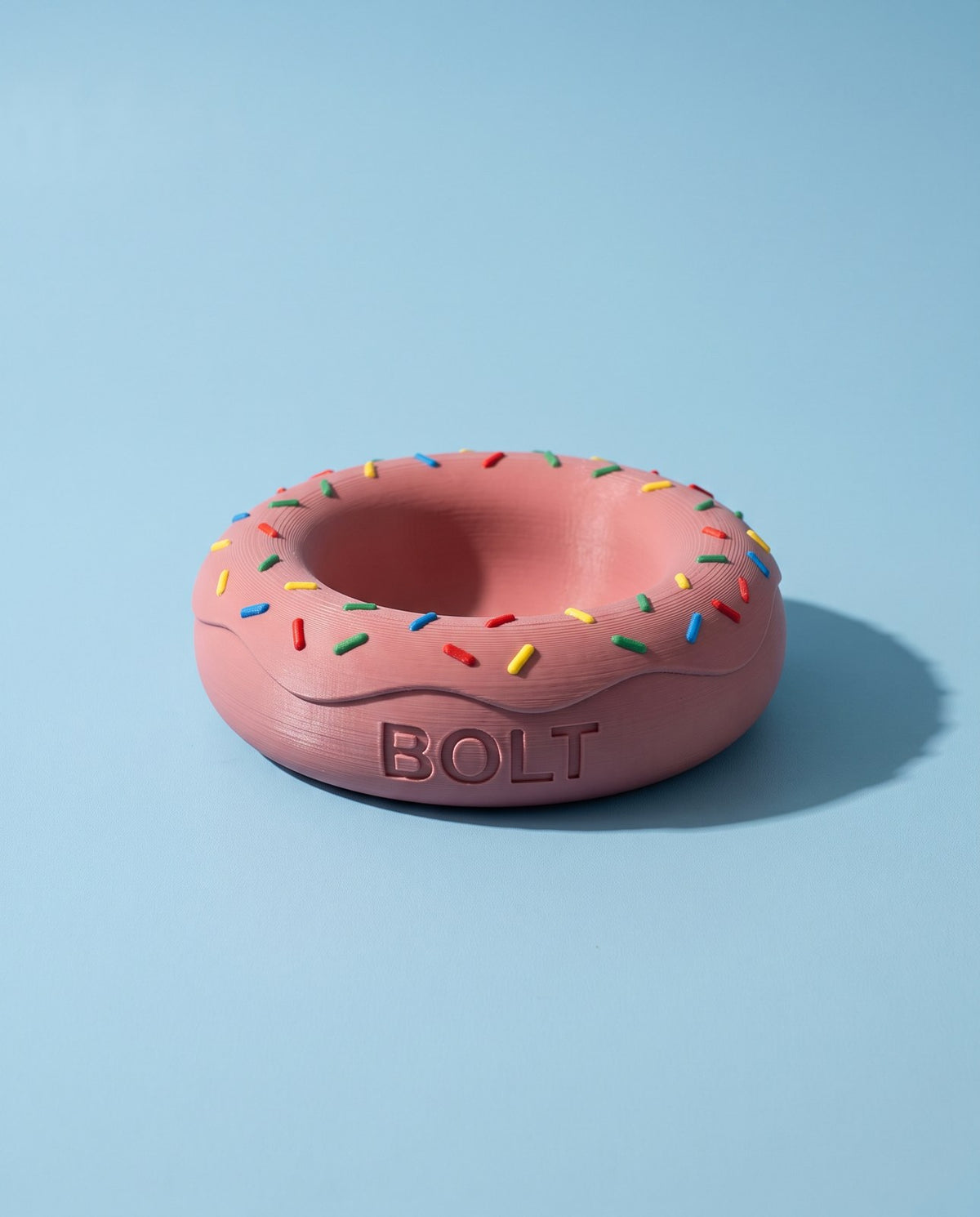 Bowl para Perro Dona con Chispas — Personalizado con Nombre