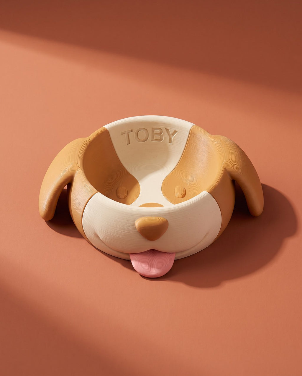 Bowl para Perro Carita con Lengüita — Personalizado con Nombre