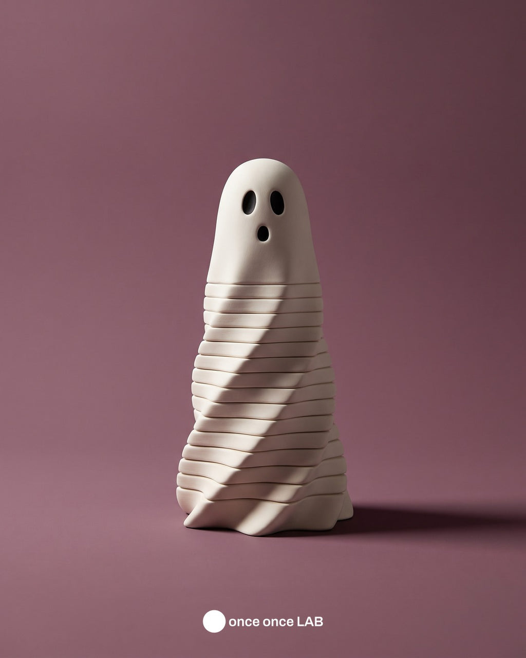 Fantasma Espiral — Figura Escultórica Decorativa de Halloween — once once LAB