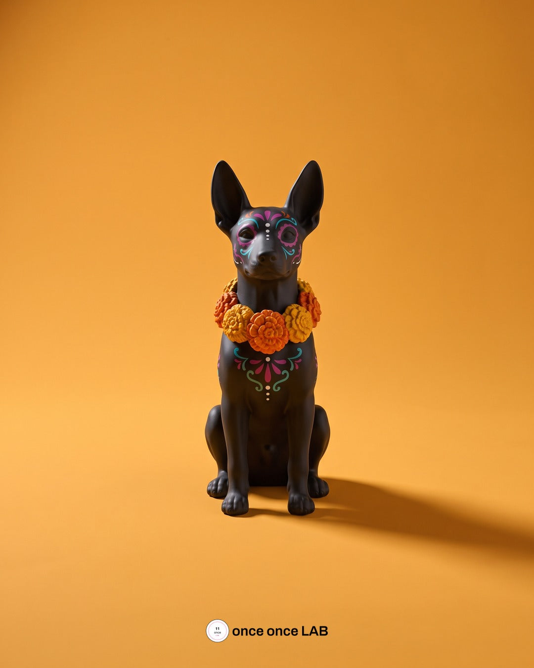 Xoloitzcuintle Guía de Almas — Figura para Ofrenda de Día de Muertos — once once LAB
