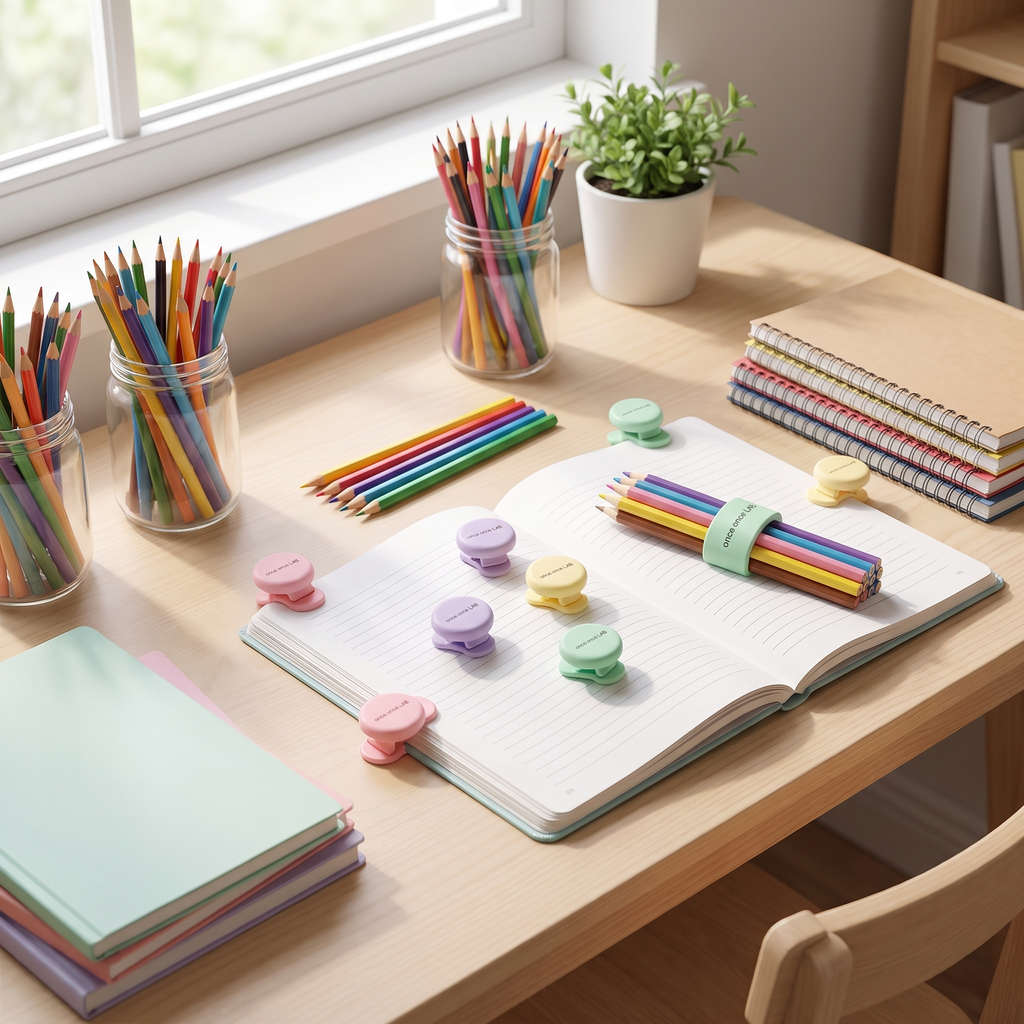 Etiquetas para Útiles Escolares con Nombre (Set de 10) — en uso | once once LAB