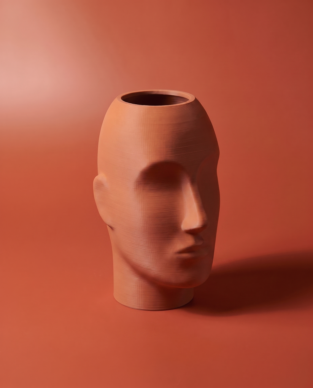 Face Vase — Jarrón Escultura de Cara — vista 2 | once once LAB