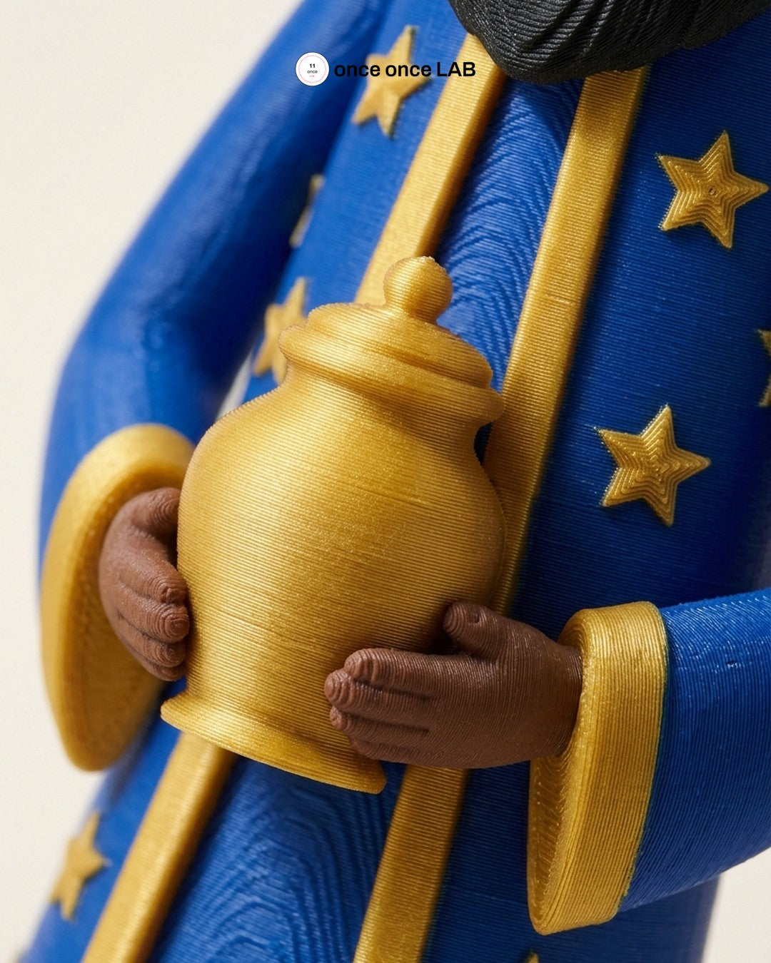 Reyes Magos Adornos Larguchos — Set de 3 Colgantes 18 cm — Once Once Lab