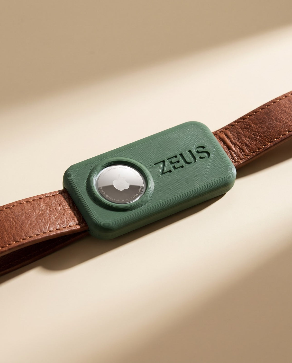 Funda Porta AirTag Delgada para Collar de Perro — Personalizada con Nombre