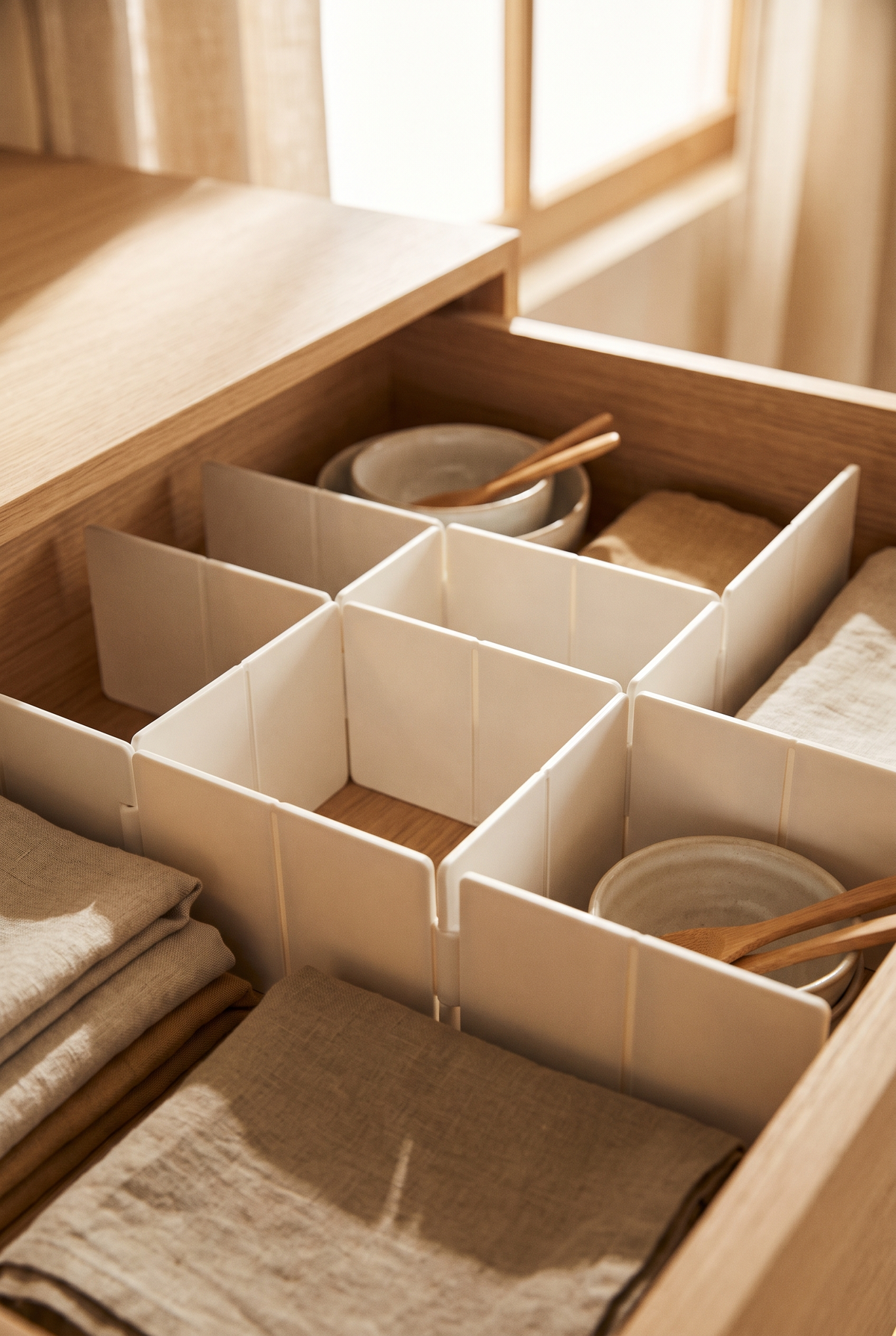 Separadores De Cajon Ajustables Organizador Hogar Set 4 — vista 5 | once once LAB