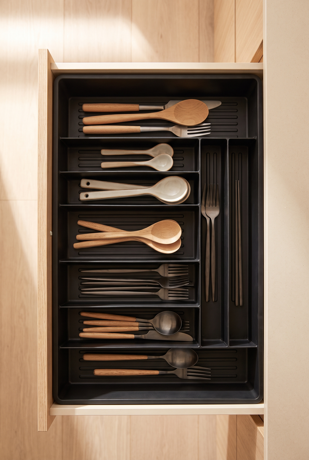 Organizador Cubiertos Expandible Cajon Cocina Ajustable — vista 5 | once once LAB