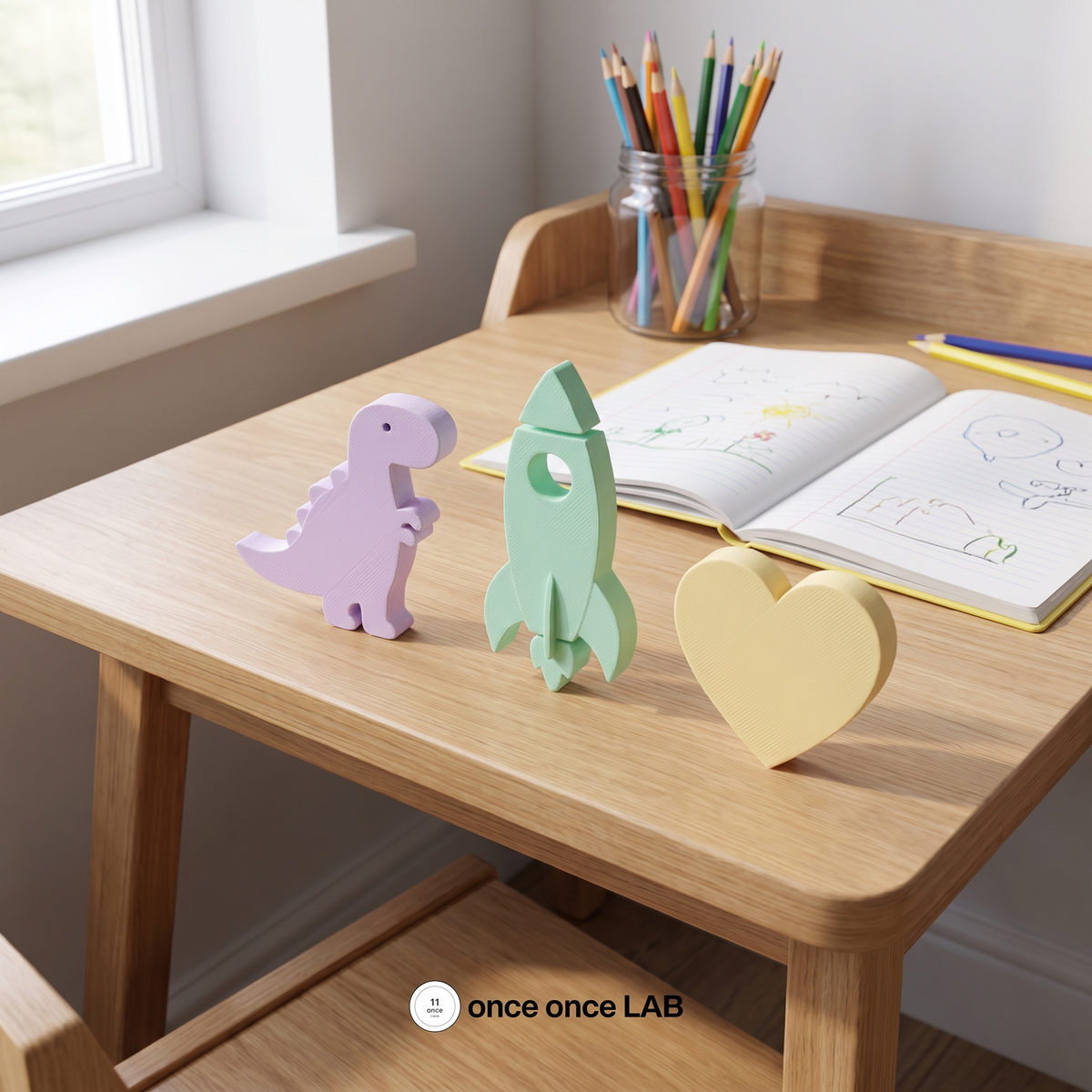 Separadores de Libros Personalizados (Set de 3) — en uso | once once LAB