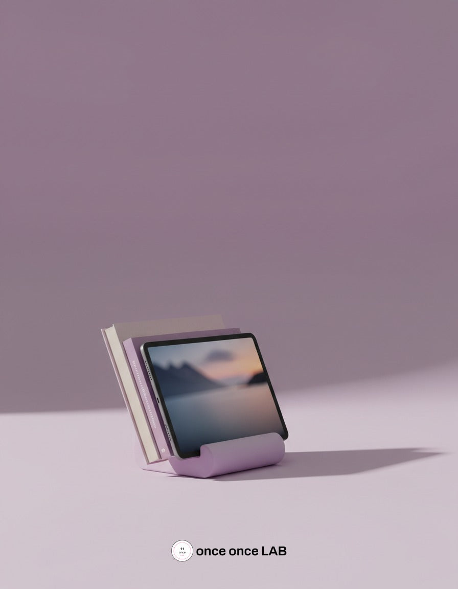 Soporte para Tablet y Libros de Estudio con Nombre — vista 1 | once once LAB